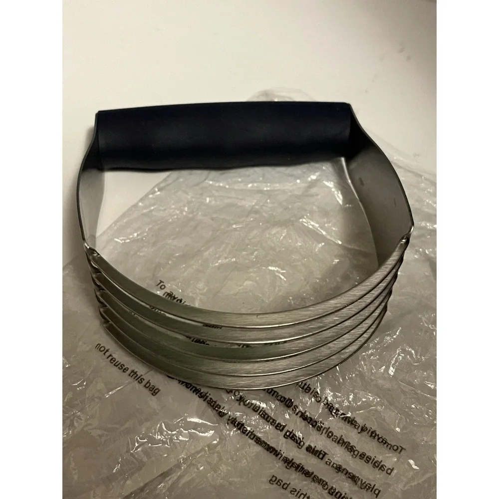 5 Blade Stainless Steel Pastry Cutter Dough‎ Blender for Mixing